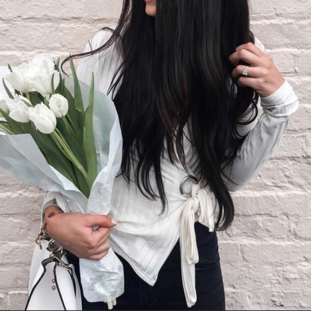 Topshop Wrap Top